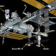 Graphic showing the ISS configuration as of July 29, 2021.